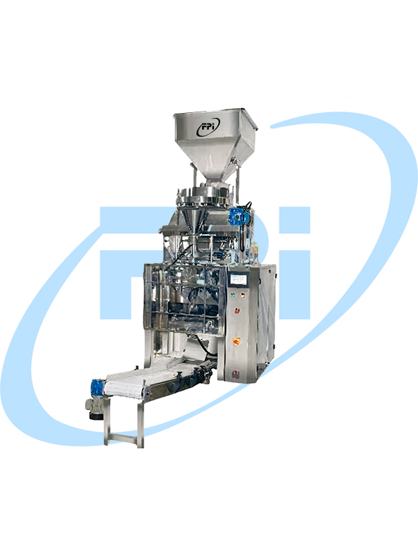 two head linear weigher with beggar machine